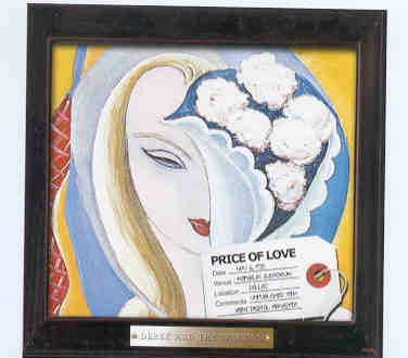 Eric Clapton – Price Of Love ( 2 CD SET ) ( Derek & The Dominoes at McFarlin Auditorium , Dallas , TX , Nov 6th , 1970 ) front cover Eric Clapton - Price Of Love ( 2 CD SET ) ( Derek & The Dominoes at McFarlin Auditorium , Dallas , TX , Nov 6th , 1970 ) front cover