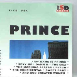 Prince - LIVE IN THE USA  ( New York City , 1993 ) front cover