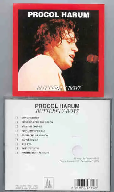 Procol Harum – Butterfly Boys bootleg CD cover