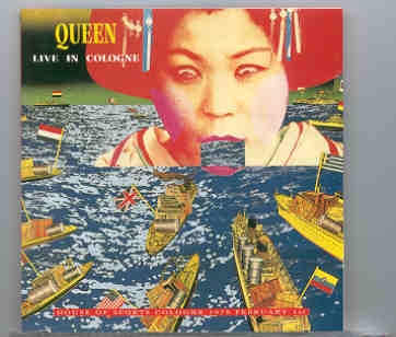 Queen – Live In Cologne front cover Queen - Live In Cologne front cover