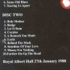 Eric Clapton - 9 Wonderful Nights At Royal Albert Hall 1988 ( January 27th ) ( 2 CD set ) ( Beano )