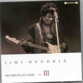 Jimi Hendrix - Record Plant Jams Vol. III front cover