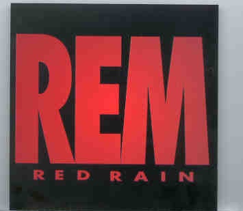 R.E.M. – Red Rain ( Silver Rarities ) (2 CD) front cover R.E.M. - Red Rain ( Silver Rarities ) (2 CD) front cover