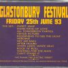 Lou Reed / Velvet Underground - Reformed  ( Glastonbury Festival , Friday , June 25th , 1993 )