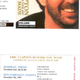 Eric Clapton - Complete Japan Tour 1987 ( Remark You Made ) ( 10 CD SET  ) ( EC is HERE )