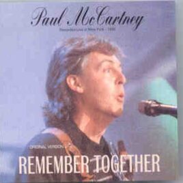 Paul McCartney - Remember Together ( Overload ) ( Live in NYC , USA , 1992 ) front cover