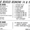 The Beatles - Reunions 74 & 92