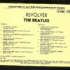The Beatles - Revolver ( 3 & 3/4 I.P.S. Twin Track Mono Tape Record )