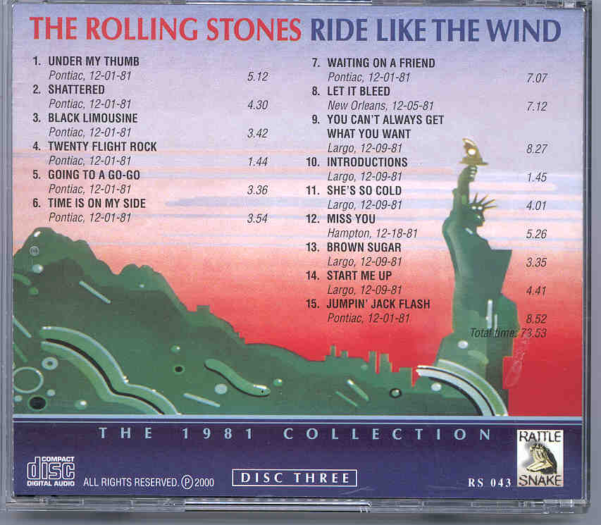 Rolling Stones - Ride Like The Wind Vol. 3