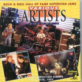 Various Artists - Rock 'N' Roll Hall Of Fame Superstars Jams  ( Yellow Cat ) front cover