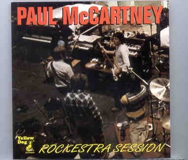 Paul McCartney – Rockestra Session ( Orange – Yellow Dog ) front cover Paul McCartney - Rockestra Session ( Orange - Yellow Dog ) front cover