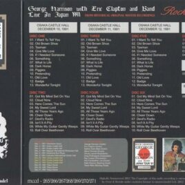 George Harrison - Rock Legends Drei ( 7CD W/Slipcase )( Misterclaudel )( W/ E. Clapton Live Osaka Dec 10 , 11 & 12 & Tokio '91 )