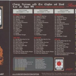 George Harrison - Rock Legends Vier ( 6CD + 1 DVD W/Slipcase )( Misterclaudel )(W/ E. Clapton Tokyo Dec 14th,15th & 16th , 1991 )