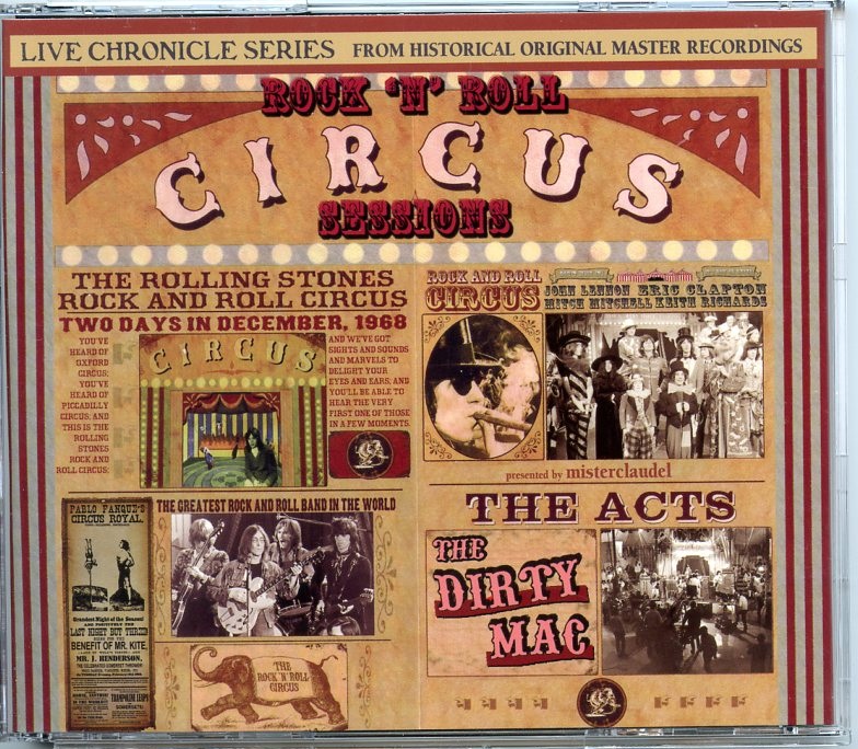 Rolling Stones – Rock ‘N’ Roll Circus Sessions ( 3 CD + 1 DVD SET ) ( Misterclaudel ) front cover Rolling Stones - Rock 'N' Roll Circus Sessions ( 3 CD + 1 DVD SET ) ( Misterclaudel ) front cover