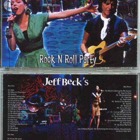 Jeff Beck - Rock 'N' Roll Party ( 3 CD SET ) ( Glenside , Philadelphia March 25th 2011 & Boston , MA , March 26th , 2011 )