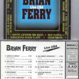 Brian Ferry & Roxy Music - Brian Ferry Live In The USA ( New York Concerts 1975 & 1977 )