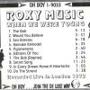Brian Ferry & Roxy Music - When we Were Young   ( Oh Boy Recs. )