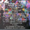 U2 - Santiago 1998  Part One  ( Live at Estadio Nacional , Santiago , Chile , February 10th , 1998 )