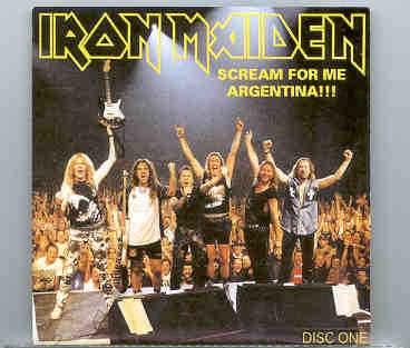 Iron Maiden – Scream For Me Argentina Part 1 ( Velez Sarsfield Stadium , Jan 13th , 2001 ) front cover Iron Maiden - Scream For Me Argentina Part 1 ( Velez Sarsfield Stadium , Jan 13th , 2001 ) front cover