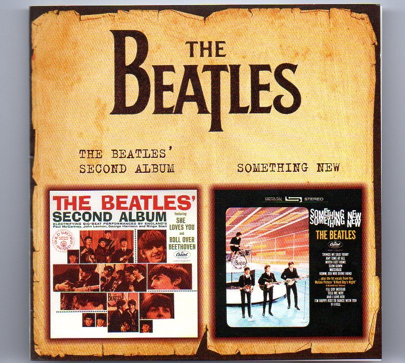 The Beatles – Second Album – Something New ( 2 in 1 Russian ) front cover The Beatles - Second Album - Something New ( 2 in 1 Russian ) front cover