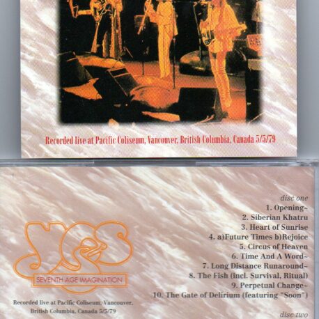 Yes - Seventh Age Imagination ( Highland )( 2 CD!!!!! SET ) ( Pacific Coliseum , Vancouver , BC , Canada , May 5th , 1979 )