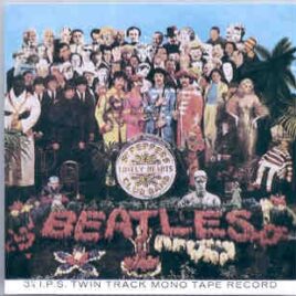 The Beatles - Sgt. Pepper's 33 I.P.S. Twin Track Mono Tape Record front cover