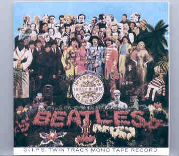 The Beatles – Sgt. Pepper’s 33 I.P.S. Twin Track Mono Tape Record front cover The Beatles - Sgt. Pepper's 33 I.P.S. Twin Track Mono Tape Record front cover