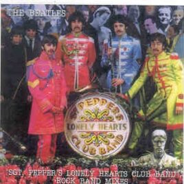 The Beatles - Rock Band Mixes Sgt Pepper's front cover