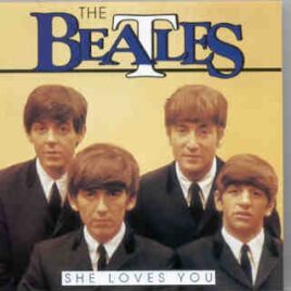 The Beatles - She Loves You ( German ) front cover