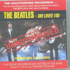 The Beatles - She Loves You ( Unauthorized ) ( Grapefruit ) front cover