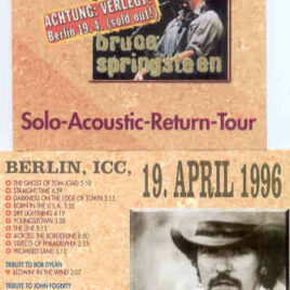 Bruce Springsteen - Solo Acoustic Return Tour