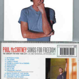Paul McCartney - Songs For Freedom ( Concert For NYC Live & Rehearsals 2001 ) ( Now Disc )