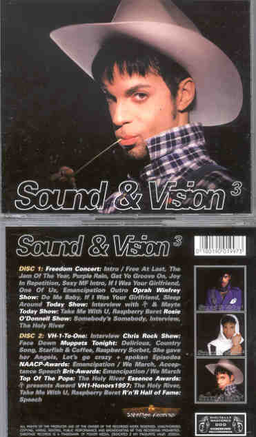 Prince - Sound & Vision Vol. 3 ( 2 CD!!!!! SET ) ( Complete Live TV 1996 - 1997 )