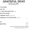 Grateful Dead - Stealin' ( San Francisco , CA , July 8th , 1966 ) ( Oil Well )