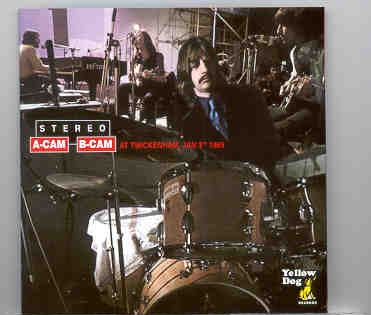 The Beatles – A-Cam+B-Cam : Stereo At Twickenham Jan 3rd , 1969 ( Yellow Dog ) front cover The Beatles - A-Cam+B-Cam : Stereo At Twickenham Jan 3rd , 1969 ( Yellow Dog ) front cover