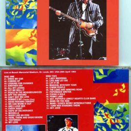 Paul McCartney - St Louis 1993( 2 CD SET ) ( Busch Memorial Stadium , St. Louis , MO , USA , April 29th , 1993 )