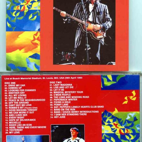 Paul McCartney - St Louis 1993( 2 CD SET ) ( Busch Memorial Stadium , St. Louis , MO , USA , April 29th , 1993 )
