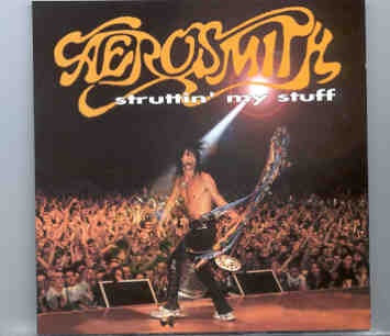 Aerosmith – Struttin’ My Stuff ( 2 CD SET )( KTS ) ( Live In Brazil 1994 ) front cover Aerosmith - Struttin' My Stuff ( 2 CD SET )( KTS ) ( Live In Brazil 1994 ) front cover