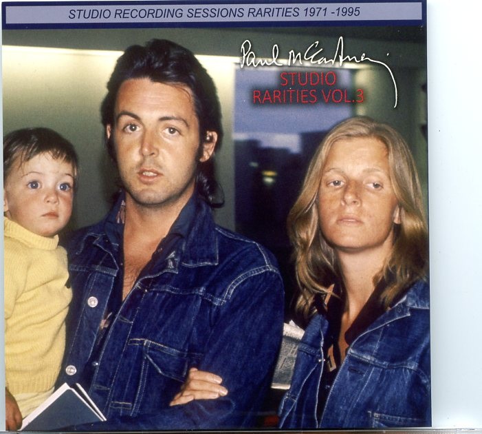 Paul McCartney – Studio Rarities Vol 3 ( 2 CD SET ) ( Misterclaudel ) ( Studio Recording Sessions 1971-1995 ) front cover Paul McCartney - Studio Rarities Vol 3 ( 2 CD SET ) ( Misterclaudel ) ( Studio Recording Sessions 1971-1995 ) front cover