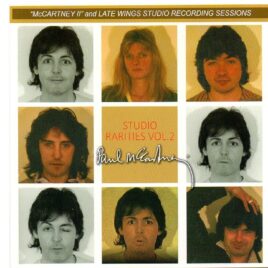 Paul McCartney - Studio Rarities Vol 2 ( 2 CD SET )  ( Misterclaudel )( McCartney II and Late Wings Studio Recording Sessions ) front cover