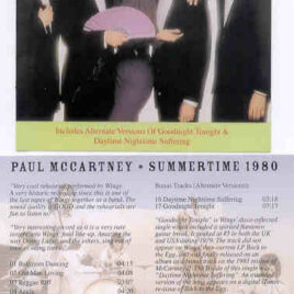 Paul McCartney - Summertime 1980 ( Last Wings Rehearsal ) ( Audifon )