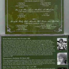 Eric Clapton - Sweets ( 2 CD set ) ( Cream Live in London '66 & '67 and Stockholm '67 )