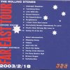 Rolling Stones - Sydney Australia 2003 ( 2 CD!!!!! set ) ( Enmore Theatre , Sydney , Australia , February 18th , 2003 )