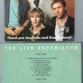 Dire Straits - Thank You Australia & New Zealand ( 2 CD set )( Pluto - Great Dane Recs. )( 4-26-86 )