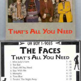 The Face / Rod Stewart - That's All You Need  ( Oh Boy Recs ) ( Recorded LIVE in 1973 )