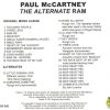 Paul McCartney - The Alternate Ram ( PEAR )