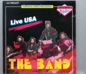 The Band – Live USA ( Washington , December 12th , 1976 ) front cover The Band - Live USA ( Washington , December 12th , 1976 ) front cover