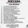 Nirvana - The Chosen Rejects Vol. 4 Live Rarities