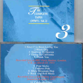 Led Zeppelin - The Complete Tapes 1970 / 1971 Vol.3( Studio Sessions various locations )