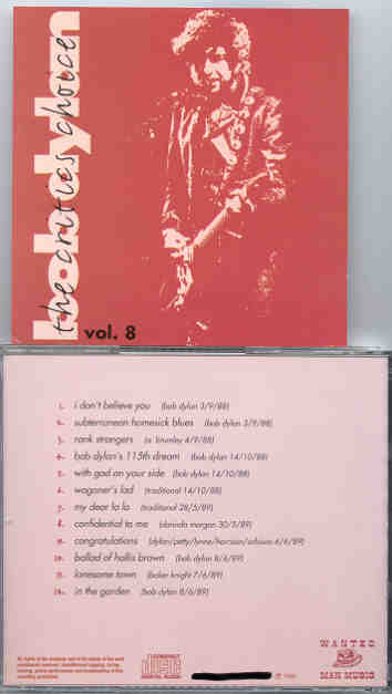 Bob Dylan - The Critics Choice Vol. 8 ( 1988 / 1989 Rarities )